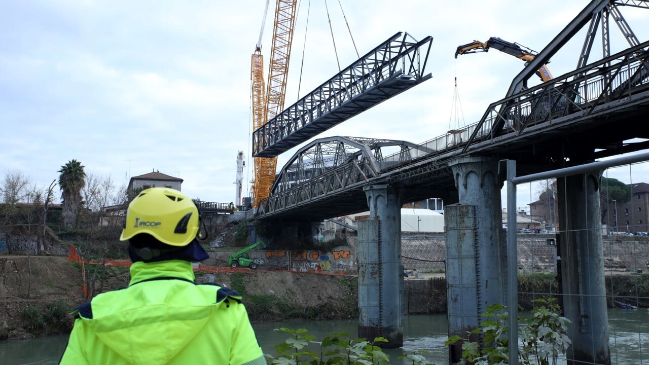 Roma, il 17 marzo riapre il Ponte di Ferro a Ostiense: intervento di recupero da 18 milioni